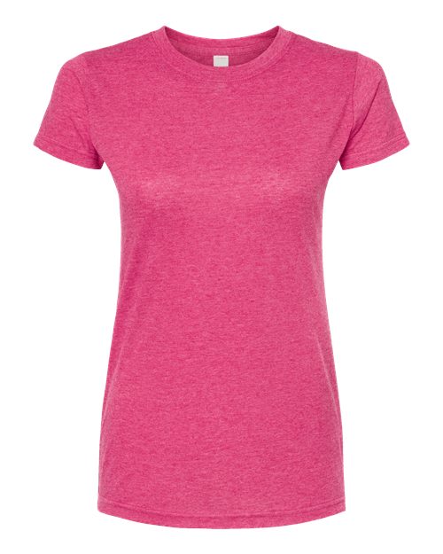 Women's Poly-Rich T-Shirt - Heather Fuchsia