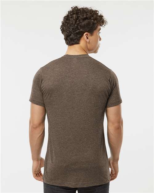 Unisex Poly-Rich T-Shirt - Heather Brown