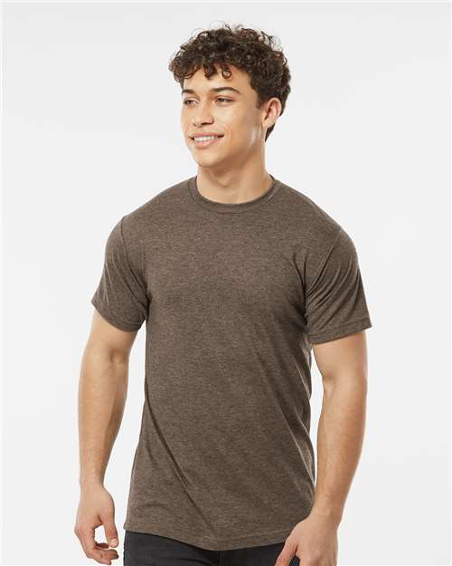 Unisex Poly-Rich T-Shirt - Heather Brown