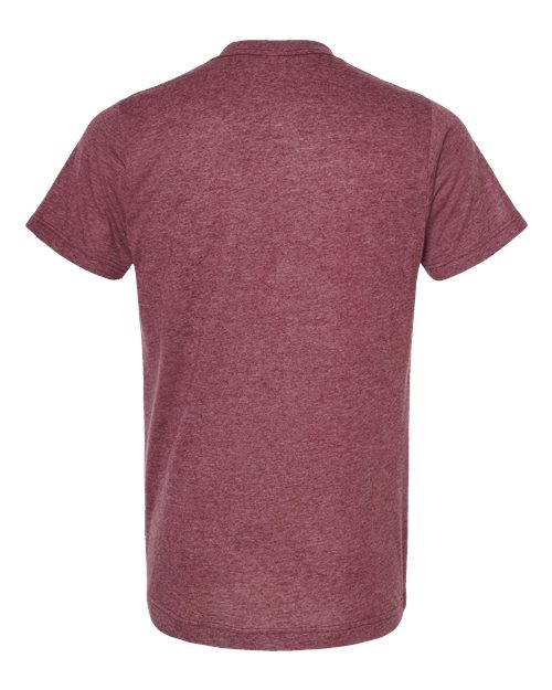 Unisex Poly-Rich T-Shirt - Heather Burgundy