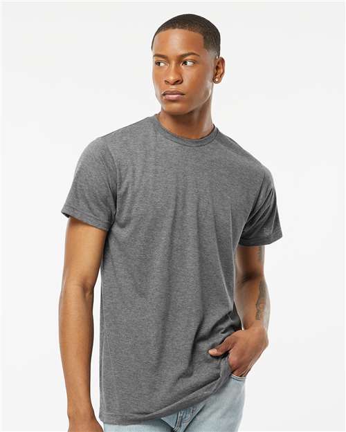Unisex Poly-Rich T-Shirt - Heather Charcoal
