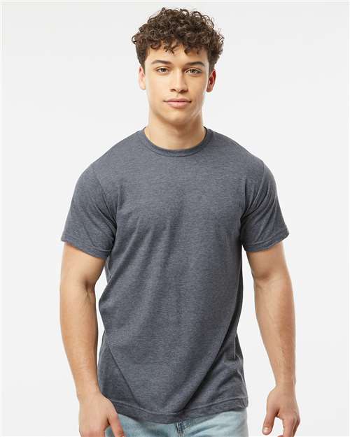 Unisex Poly-Rich T-Shirt - Heather Navy