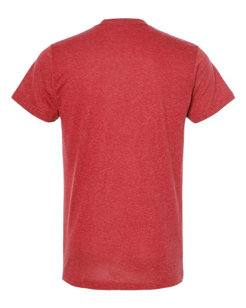 Unisex Poly-Rich T-Shirt - Heather Red