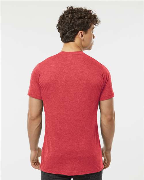 Unisex Poly-Rich T-Shirt - Heather Red
