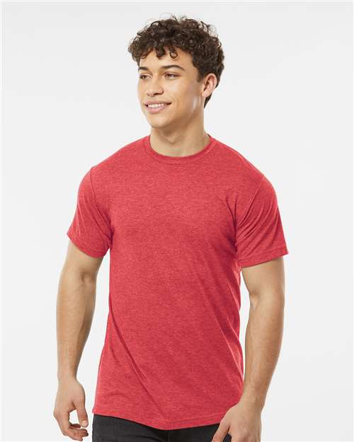 Unisex Poly-Rich T-Shirt - Heather Red