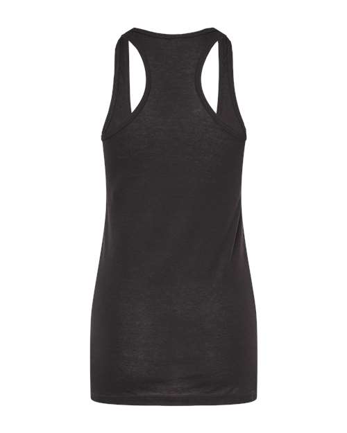 Women's Poly-Rich Racerback Tank Top - Black