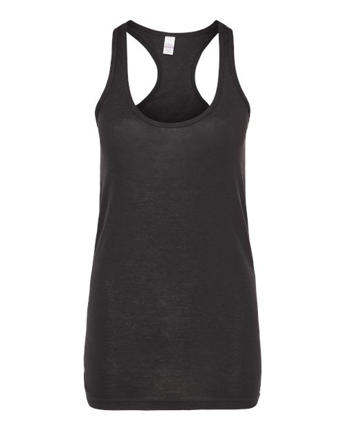 Women's Poly-Rich Racerback Tank Top - Black
