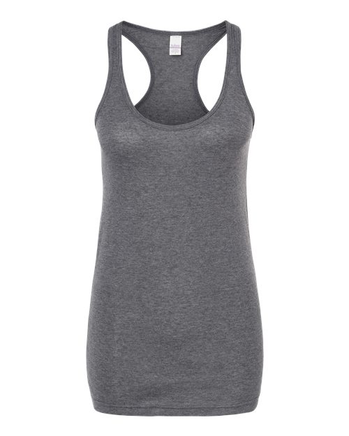 Women's Poly-Rich Racerback Tank Top - Heather Charcoal