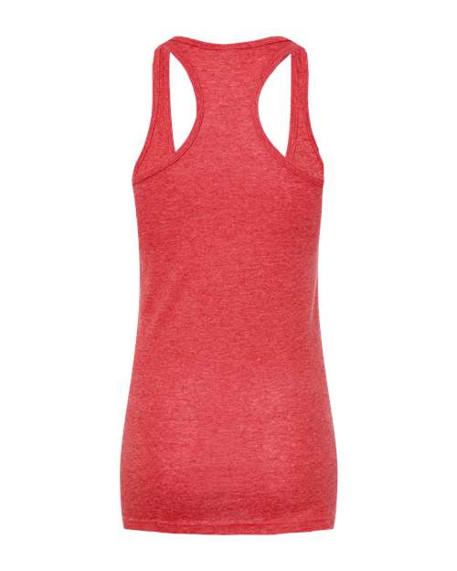 Women's Poly-Rich Racerback Tank Top - Heather Red