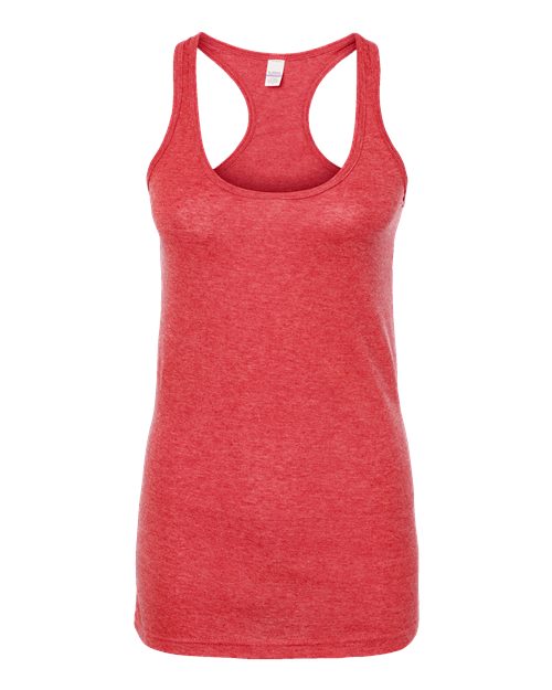 Women's Poly-Rich Racerback Tank Top - Heather Red
