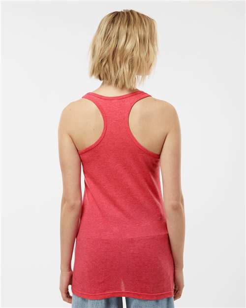 Women's Poly-Rich Racerback Tank Top - Heather Red