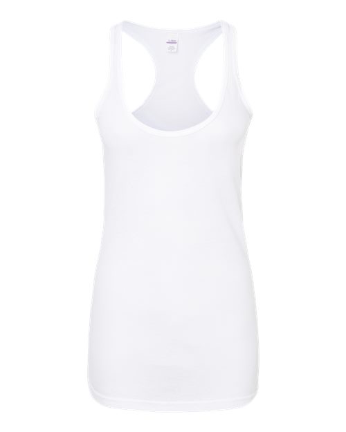 Women's Poly-Rich Racerback Tank Top - White