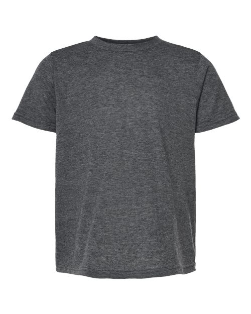 Youth Poly-Rich T-Shirt - Heather Charcoal