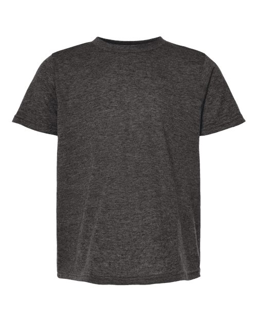 Youth Poly-Rich T-Shirt - Heather Graphite