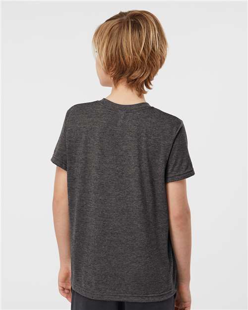 Youth Poly-Rich T-Shirt - Heather Graphite