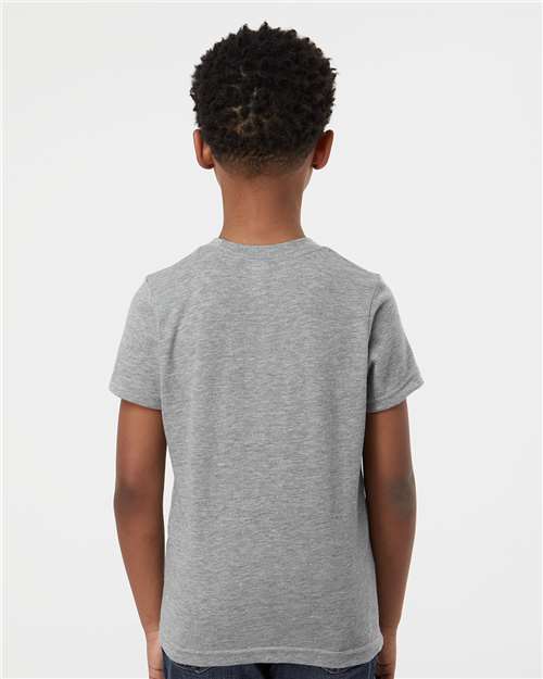 Youth Poly-Rich T-Shirt - Heather Grey