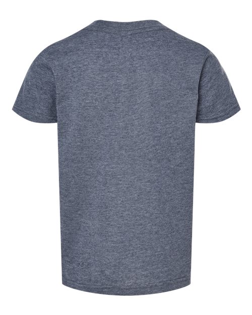 Youth Poly-Rich T-Shirt - Heather Navy