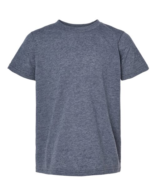 Youth Poly-Rich T-Shirt - Heather Navy