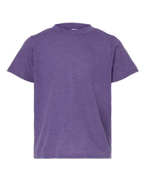Youth Poly-Rich T-Shirt - Heather Purple