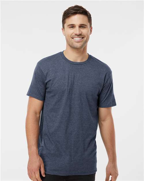 Unisex Heavyweight Jersey T-Shirt - Heather Denim