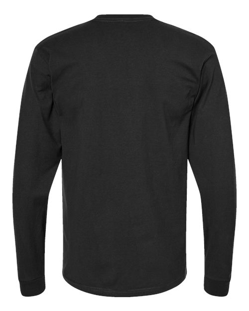 Unisex Heavyweight Jersey Long Sleeve T-Shirt - Black