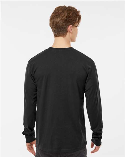 Unisex Heavyweight Jersey Long Sleeve T-Shirt - Black