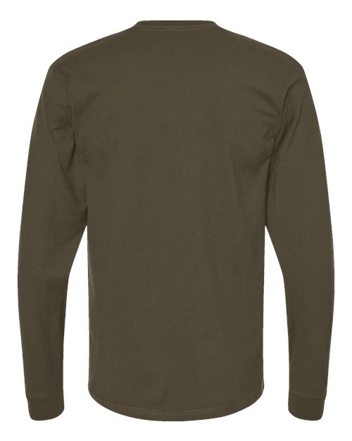 Unisex Heavyweight Jersey Long Sleeve T-Shirt - Grape Leaf