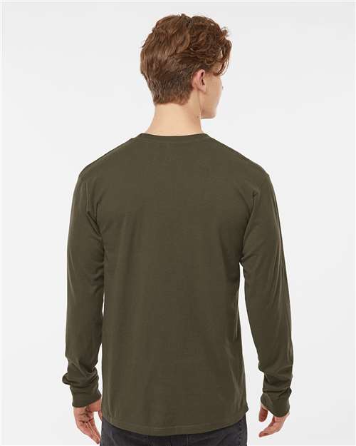 Unisex Heavyweight Jersey Long Sleeve T-Shirt - Grape Leaf