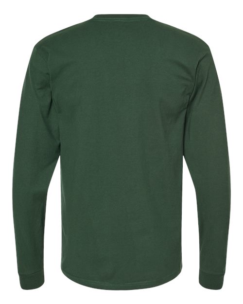 Unisex Heavyweight Jersey Long Sleeve T-Shirt - Hunter Green