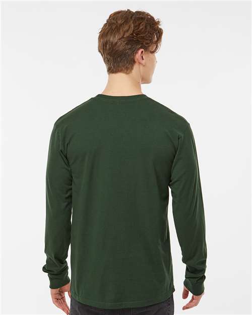 Unisex Heavyweight Jersey Long Sleeve T-Shirt - Hunter Green