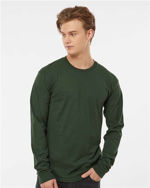 Unisex Heavyweight Jersey Long Sleeve T-Shirt - Hunter Green