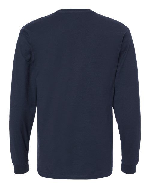 Unisex Heavyweight Jersey Long Sleeve T-Shirt - Navy