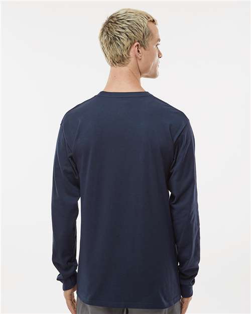 Unisex Heavyweight Jersey Long Sleeve T-Shirt - Navy