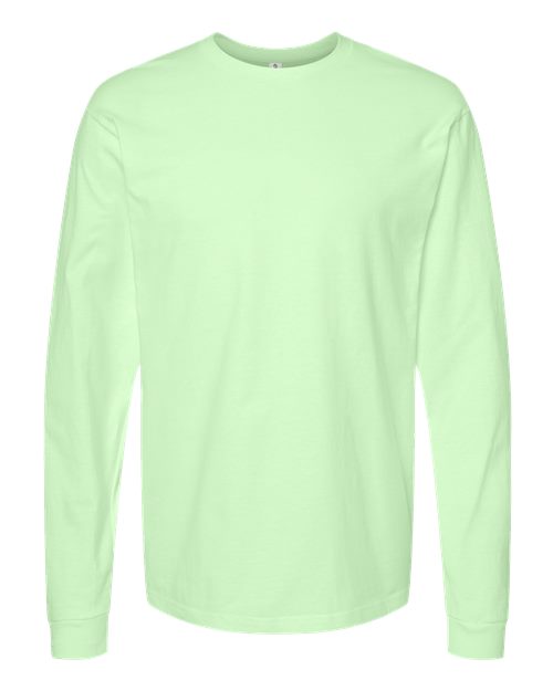Unisex Heavyweight Jersey Long Sleeve T-Shirt - Neo Mint
