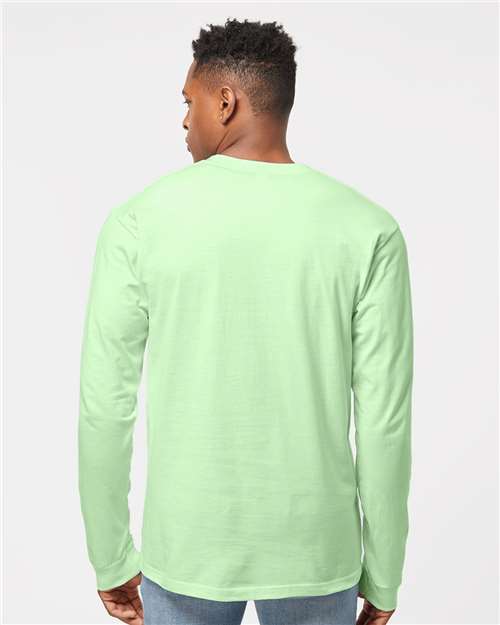 Unisex Heavyweight Jersey Long Sleeve T-Shirt - Neo Mint