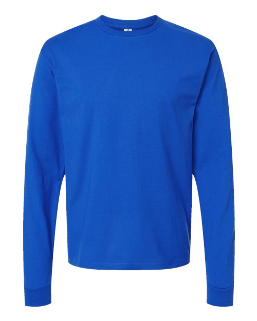 Unisex Heavyweight Jersey Long Sleeve T-Shirt - Royal