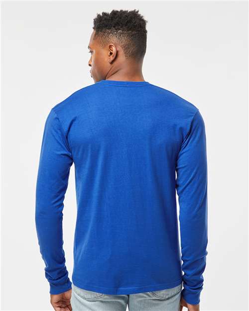 Unisex Heavyweight Jersey Long Sleeve T-Shirt - Royal