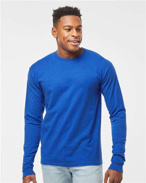 Unisex Heavyweight Jersey Long Sleeve T-Shirt - Royal