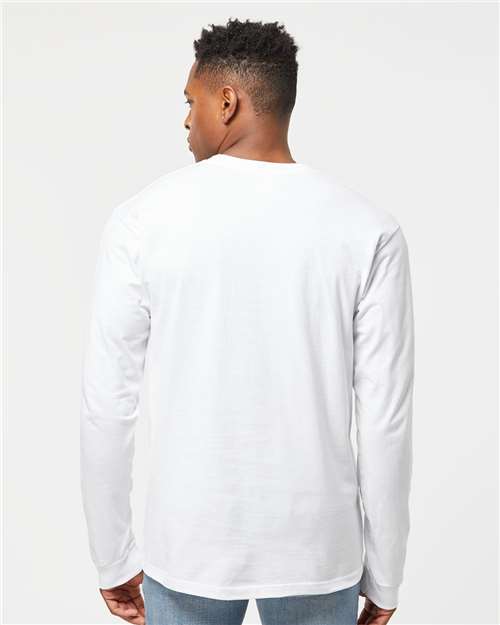 Unisex Heavyweight Jersey Long Sleeve T-Shirt - White