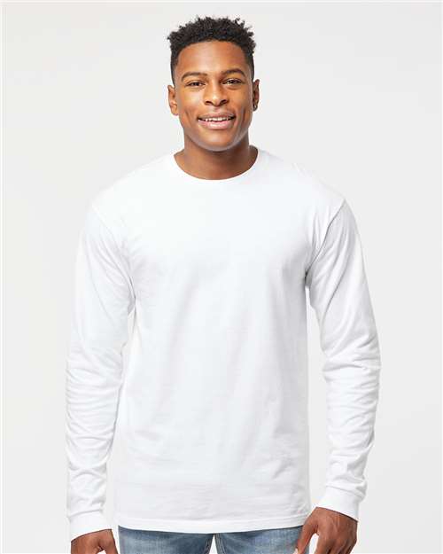 Unisex Heavyweight Jersey Long Sleeve T-Shirt - White