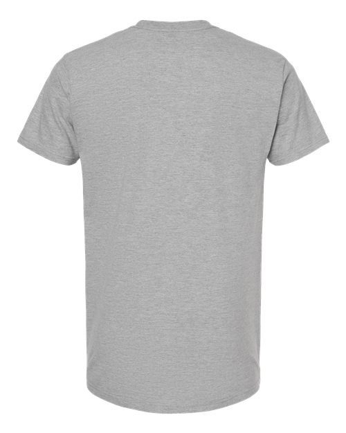 Unisex Heavyweight Jersey Pocket T-Shirt - Heather Grey