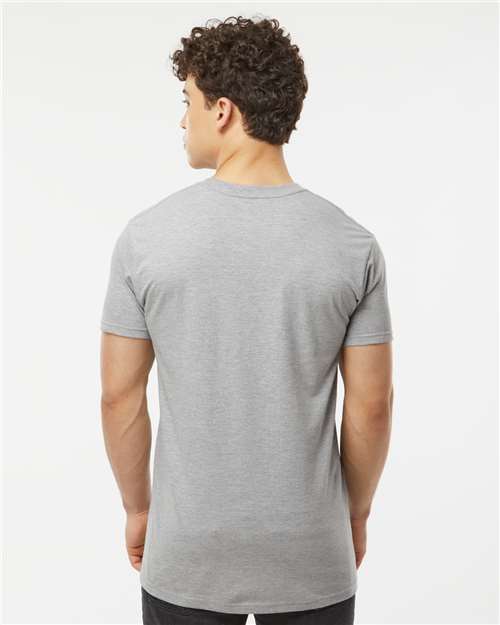 Unisex Heavyweight Jersey Pocket T-Shirt - Heather Grey
