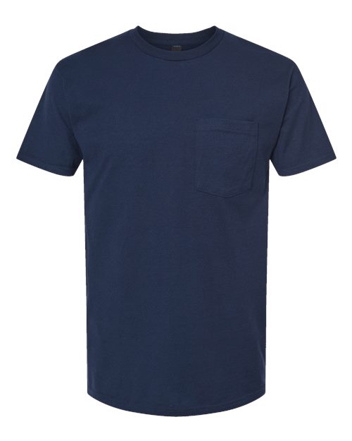 Unisex Heavyweight Jersey Pocket T-Shirt - Navy