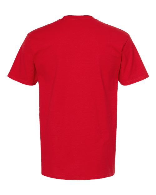 Unisex Heavyweight Jersey Pocket T-Shirt - Red