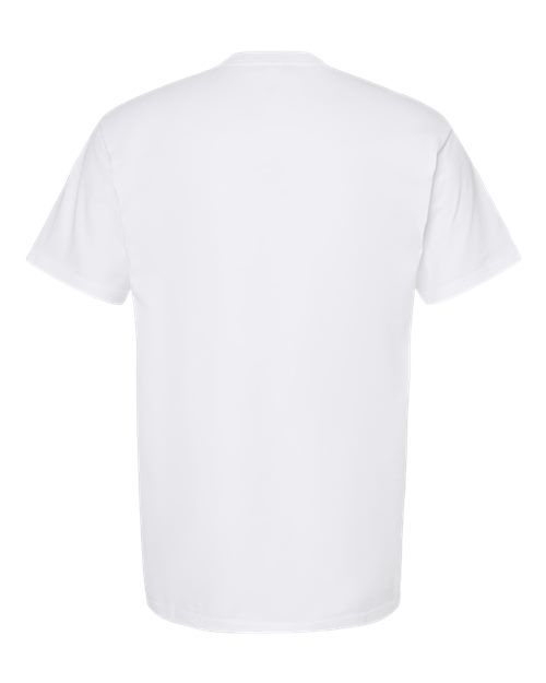 Unisex Heavyweight Jersey Pocket T-Shirt - White