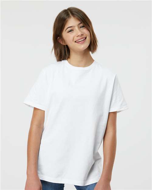 Youth Heavyweight Jersey T-Shirt - White
