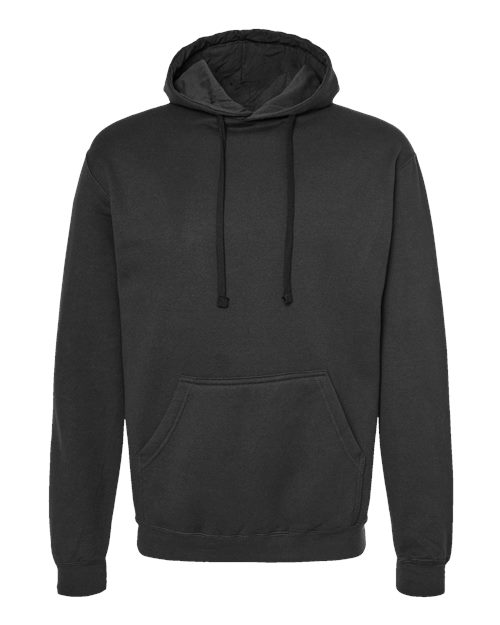 Unisex Fleece Hooded Sweatshirt - Black