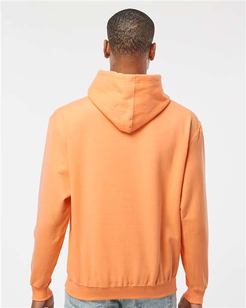 Unisex Fleece Hooded Sweatshirt - Cantaloupe