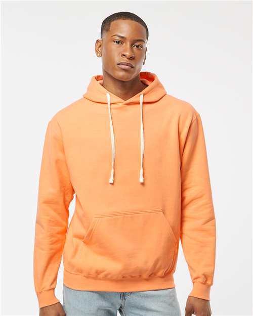 Unisex Fleece Hooded Sweatshirt - Cantaloupe