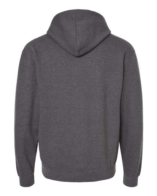 Unisex Fleece Hooded Sweatshirt - Heather Charcoal